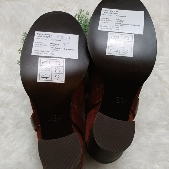 Ugg Suede Dandridge harness Bootie size 7 - Picture 6 of 9